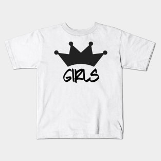 Girls with Crown 2 Kids T-Shirt